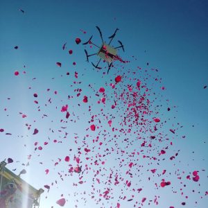 Drone Flower Shower on rent