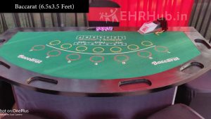 Casino table on rent baccarat