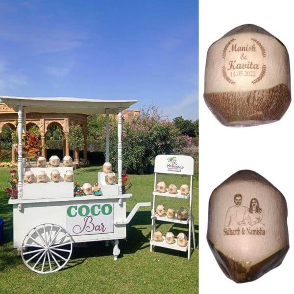 Coconut stall for event